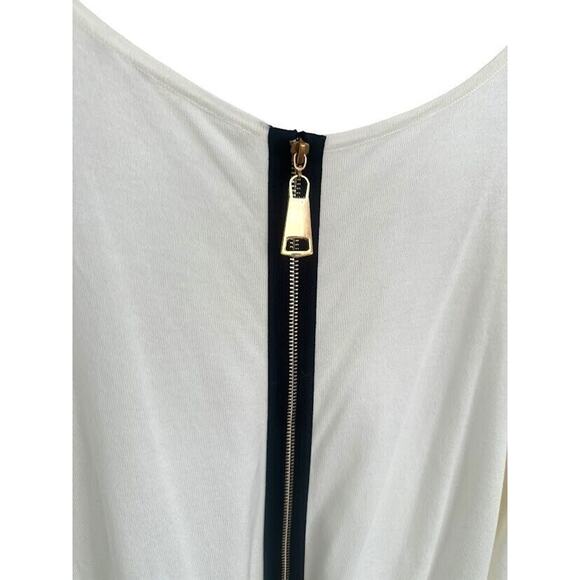 Soft Surroundings Margulies Sweater Womens 2X Exposed Back Zip Long Sleeve Cream - Picture 5 of 8